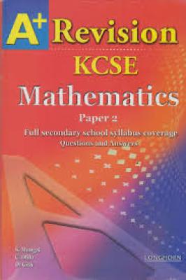 A+ Revision Mathematics Pp2